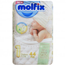 Molfix Twin Newborn Belt 2-5 Kg 44 Pcs (Made in Turkey)